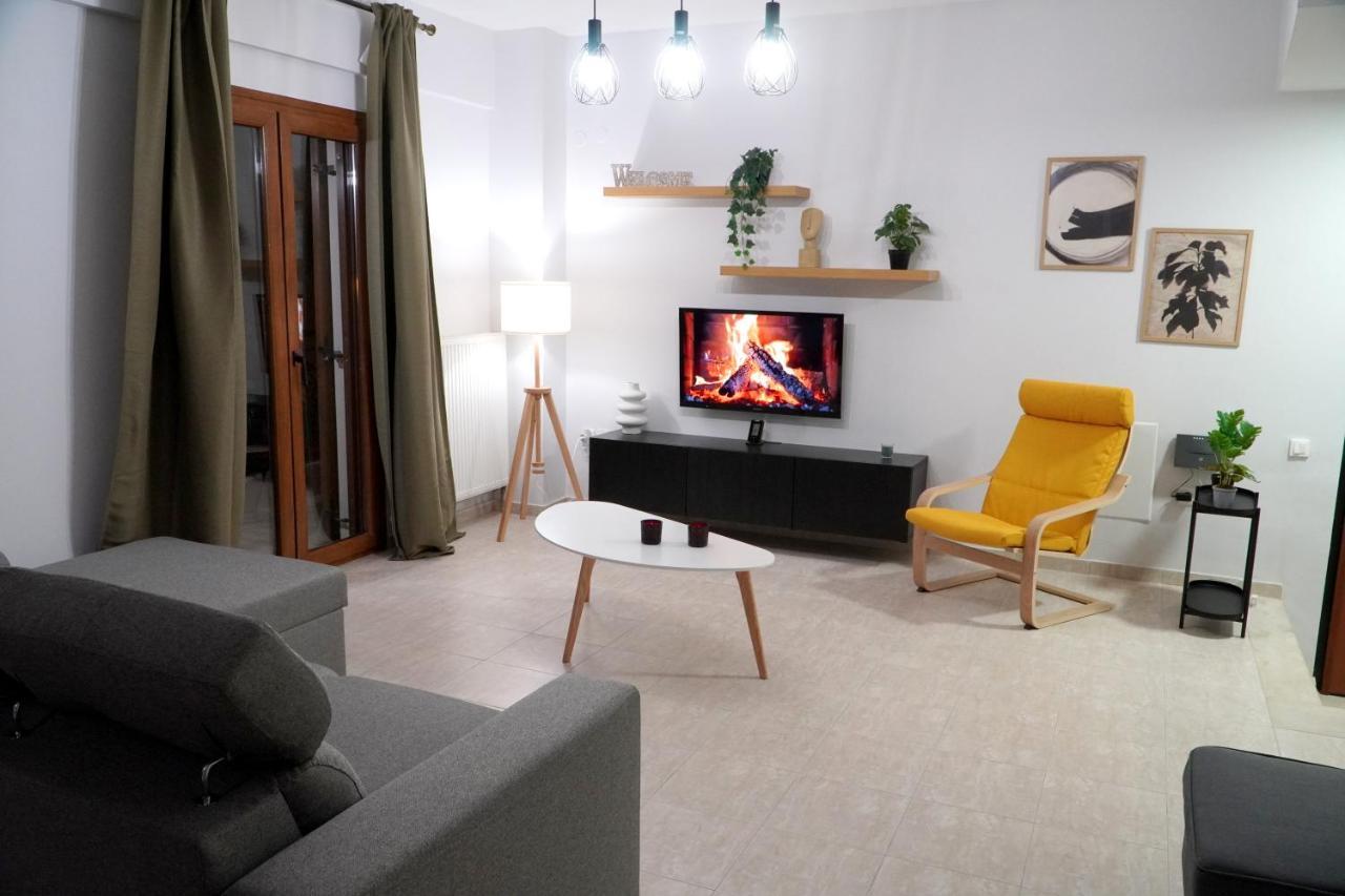 Modern Apartment In Οld Τown Tesalonika Bagian luar foto